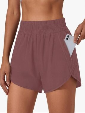 BMJL Mauve High Waisted Shorts